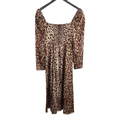 Reformation Maryanne Leopard Midi Dress Size 0