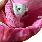 Aje Charmed Strapless Ruffled Bustier Top Size 2