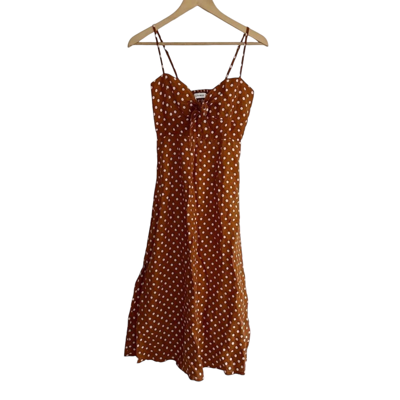 Faithfull The Brand Polkadot Midi Dress Size S