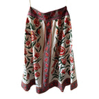Farm Rio Ainika Delicate Floral Midi Skirt Size L