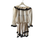 For Love & Lemons Dottie Dot Mini Dress Size XS