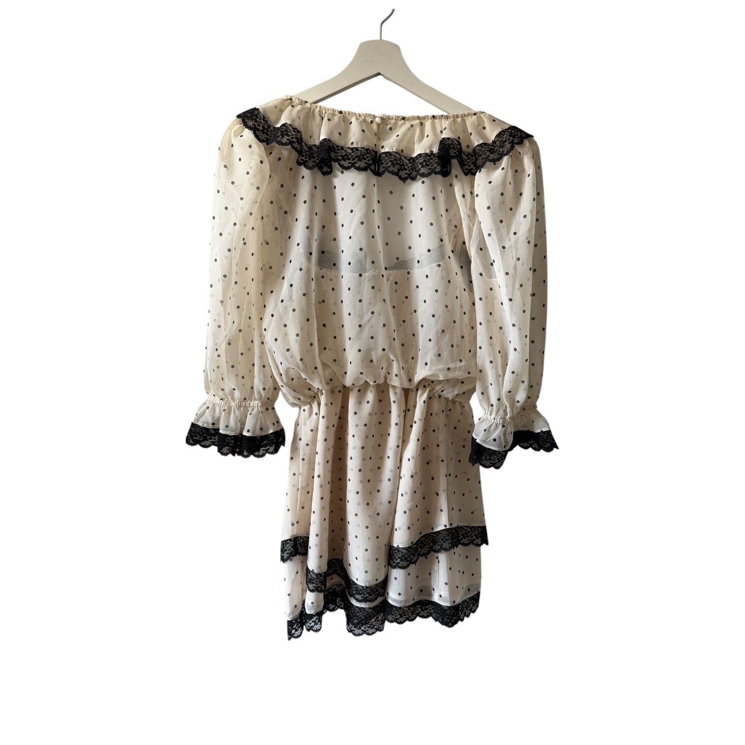 For Love & Lemons Dottie Dot Mini Dress Size XS