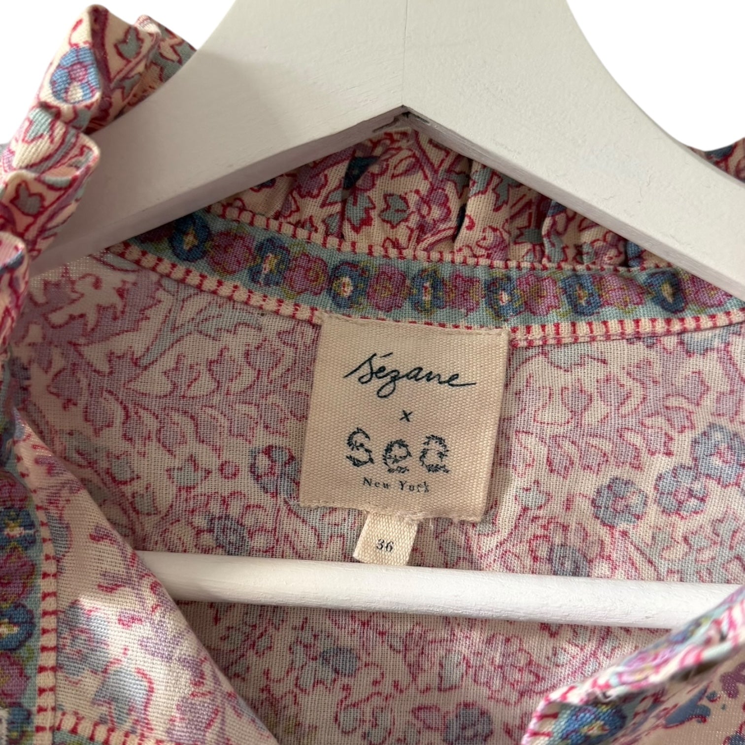 Sézane X Sea NY Gala Shirt Size 4