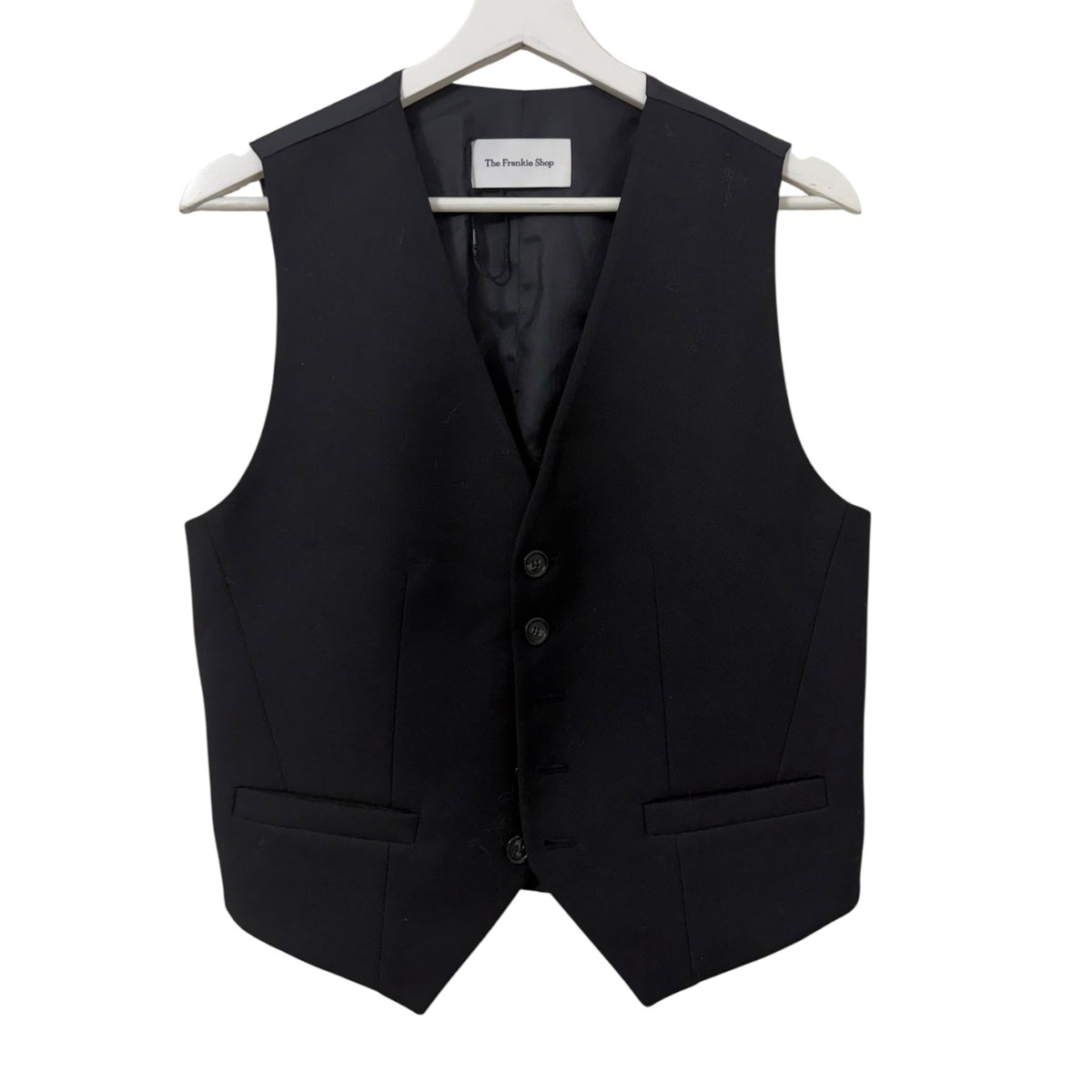 The Frankie Shop Gelso Waistcoat in Black L