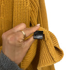 Jenni Kayne Mustard Mr Rib V Neck Oversized Boyfriend Cardigan Size XS