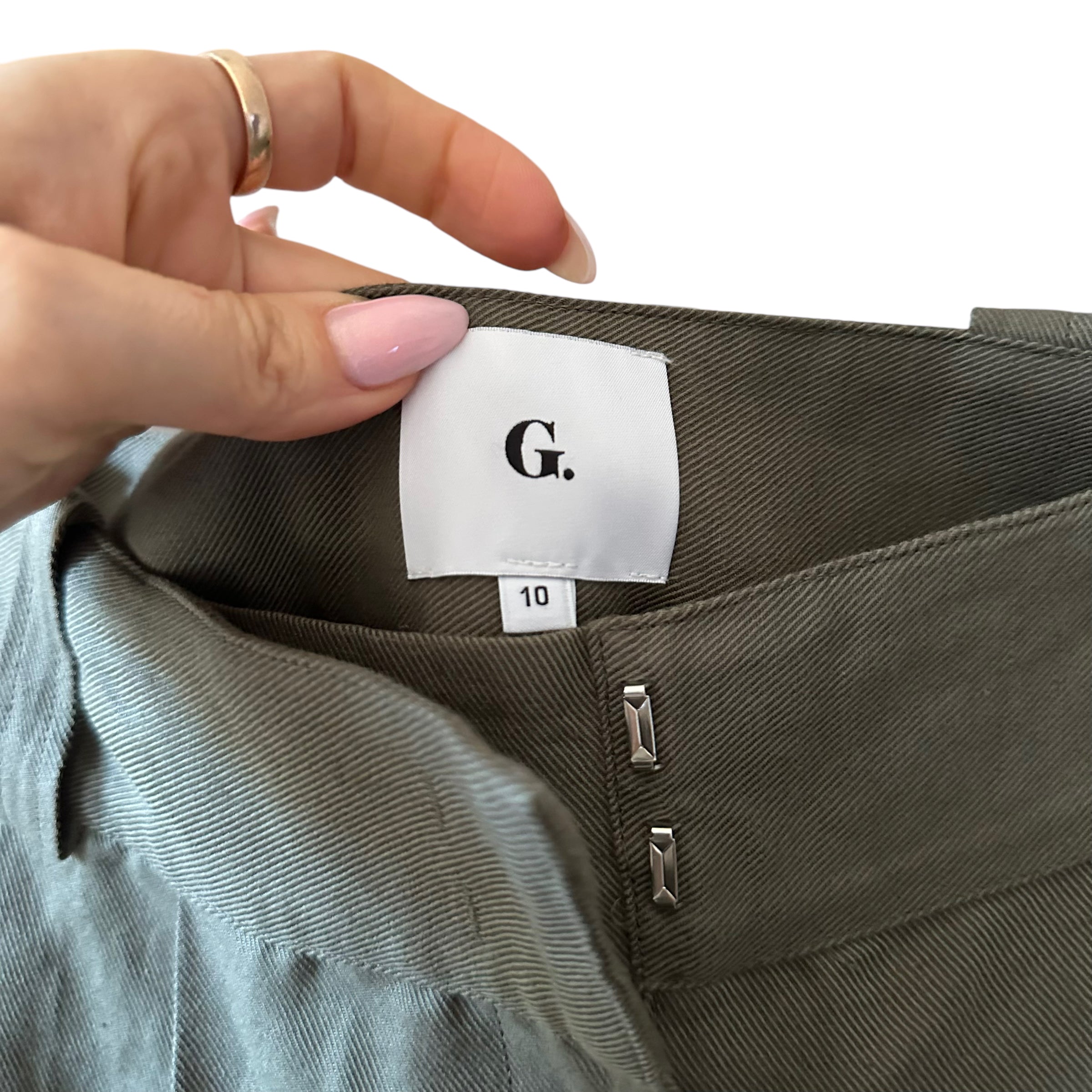 Goop G Label Green Shorts Size 10