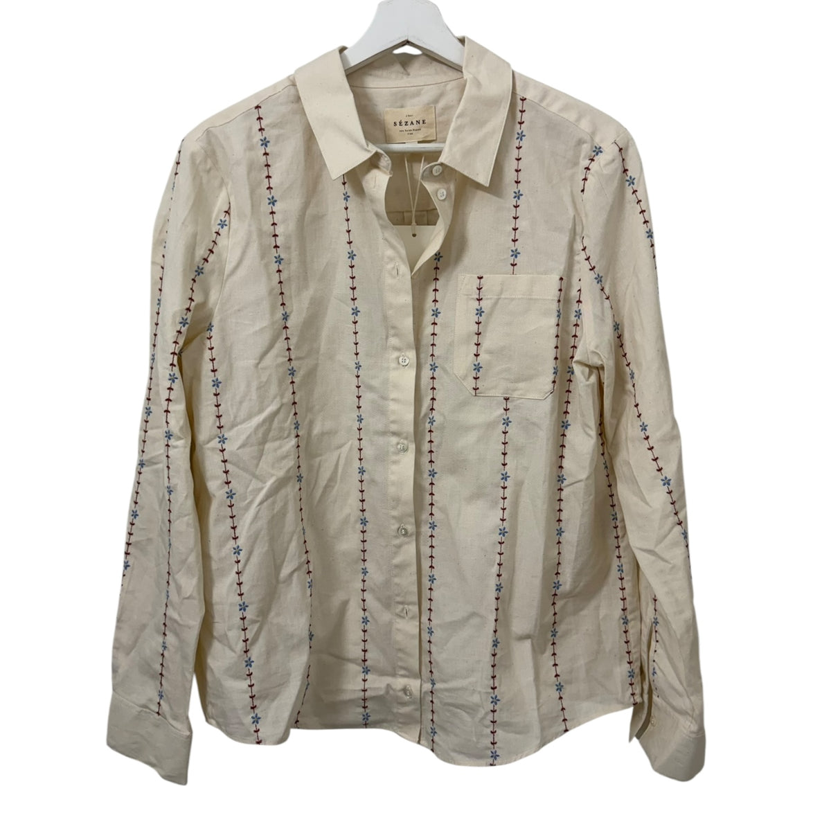 Sezane Tomboy Shirt Size 8