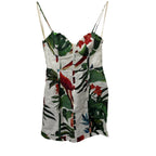 FARM Rio Off-White Midnight Macaw Fiesta Mini Dress Size S