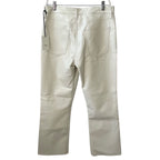 Agolde Vegan Leather Relaxed Boot Pant in Powder Size 30