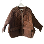 The Frankie Shop Teddy Quilted Jacket Chocolate Size XS/S