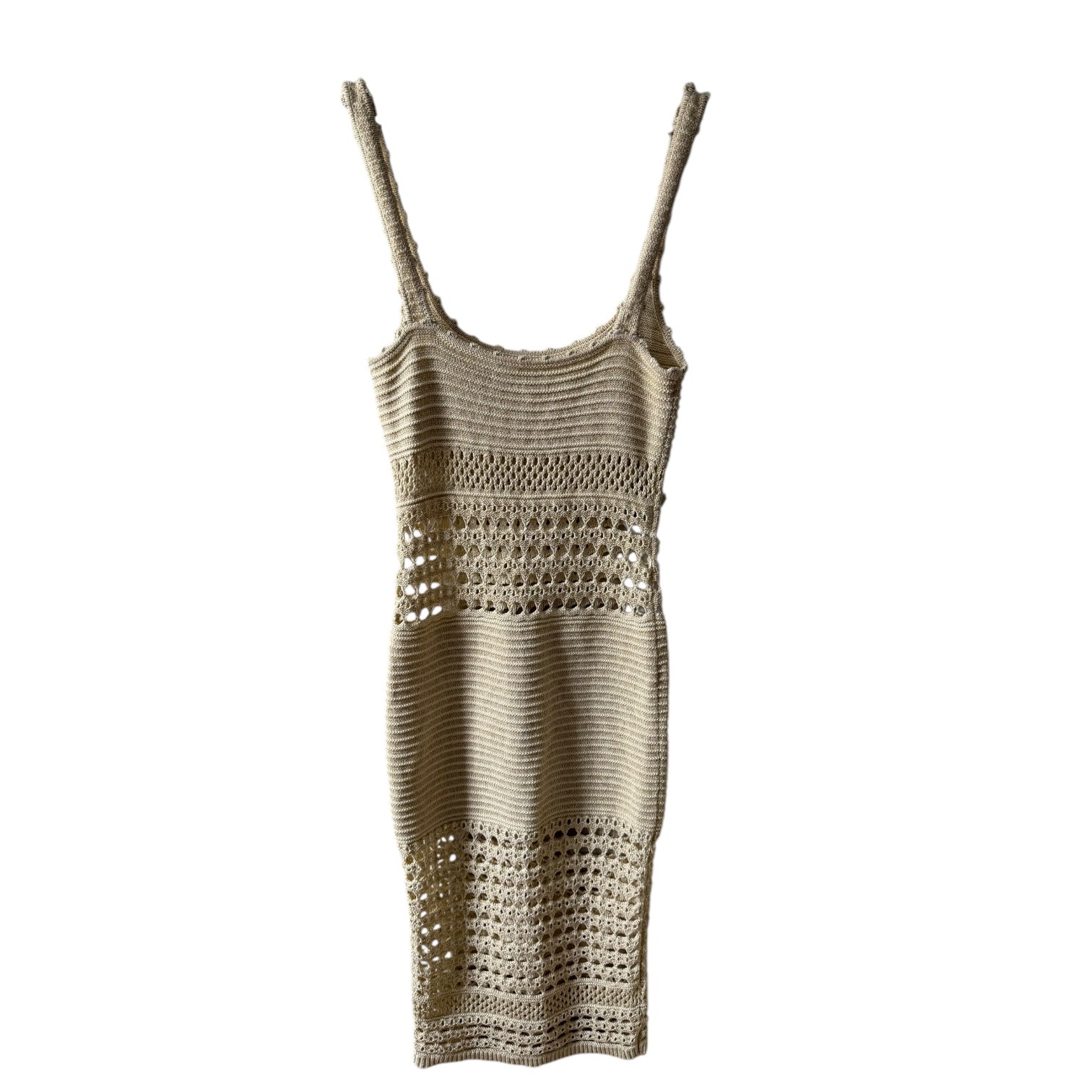 Retrofete Avril Knit Crochet Dress Size L