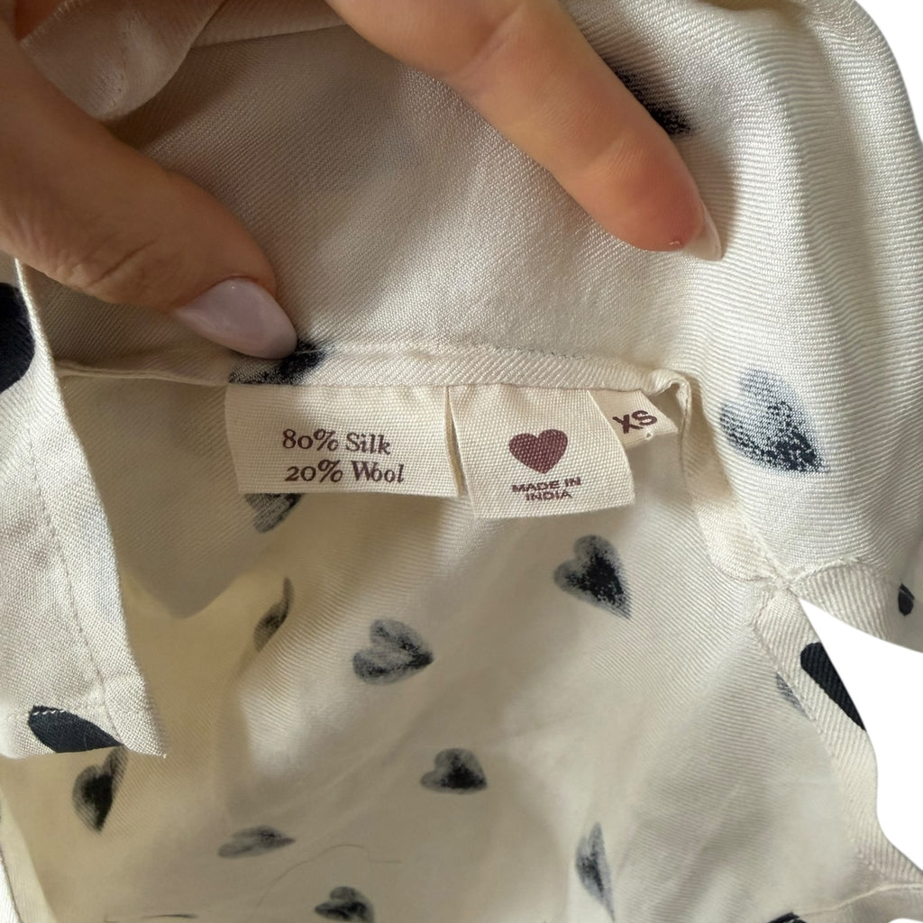 Alix of Bohemia Dolly Onyx Heart Shirt Size XS