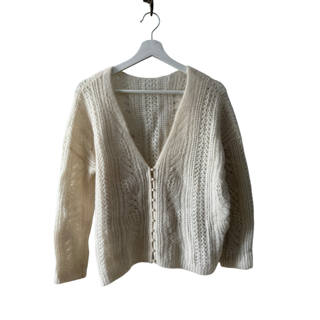 Sezane Susanna Reversible Cardigan Size M