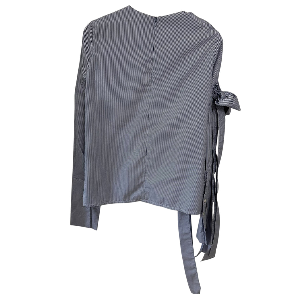Frankie Shop Pinstripe Bow Detail on Sleeve Size XS