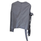Frankie Shop Pinstripe Bow Detail on Sleeve Size XS
