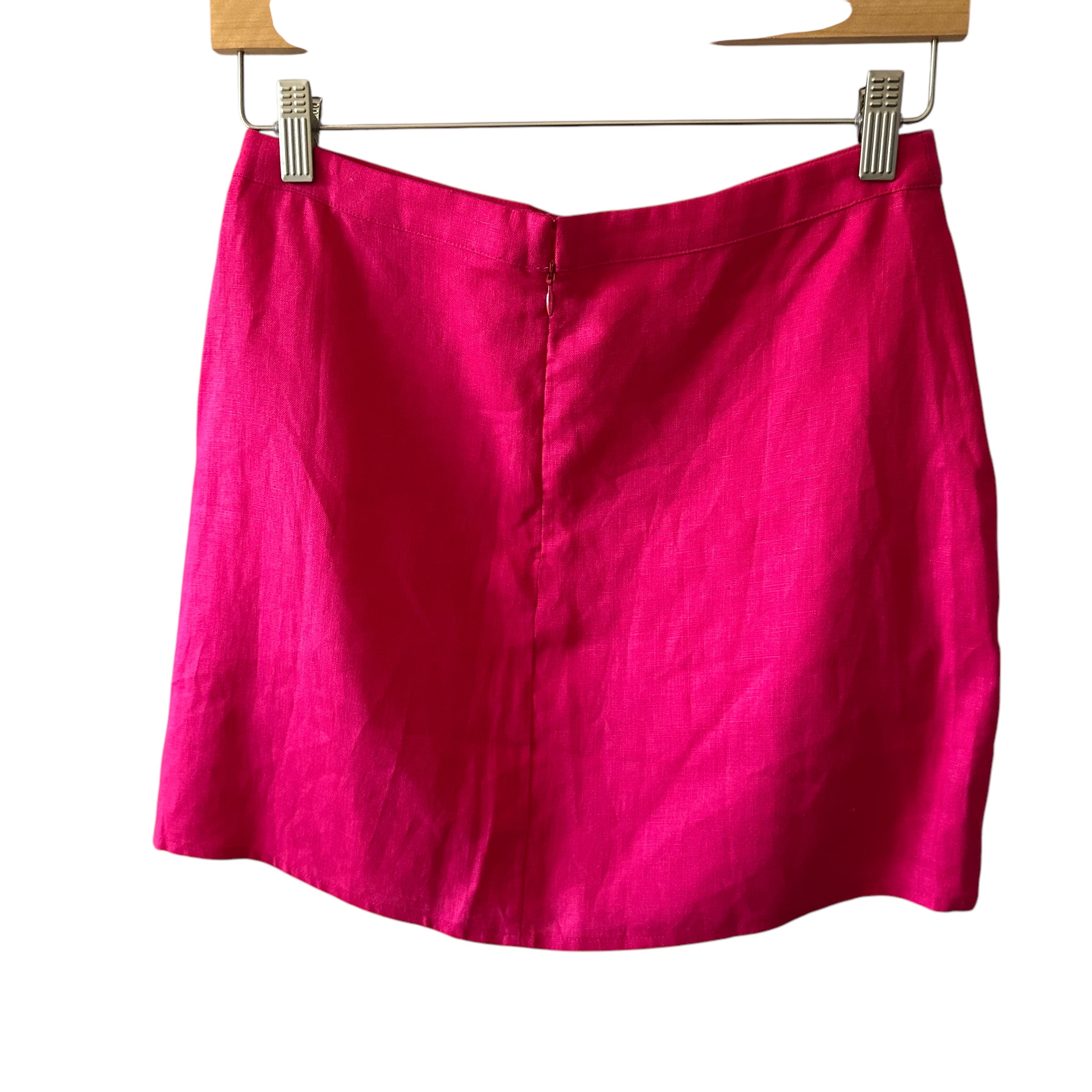 Reformation Elton Linen Mini Skirt Size 2