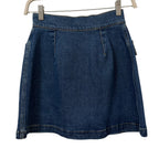 Oscar de la Renta Stretch-Denim Mini Skirt Size 0
