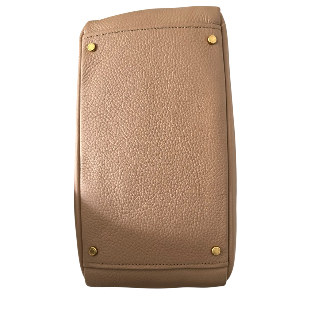 Donna Karan Amagansett Soft-Rolled Leather Shoulder with Sculpted Magnet Closure