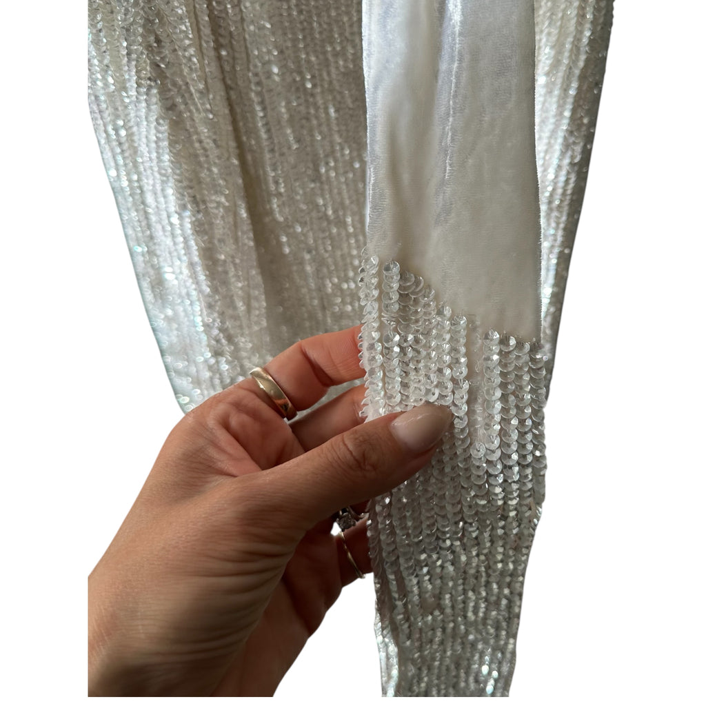 Retrofete Ella Sequin One Shoulder Mini Cocktail Dress Size XS