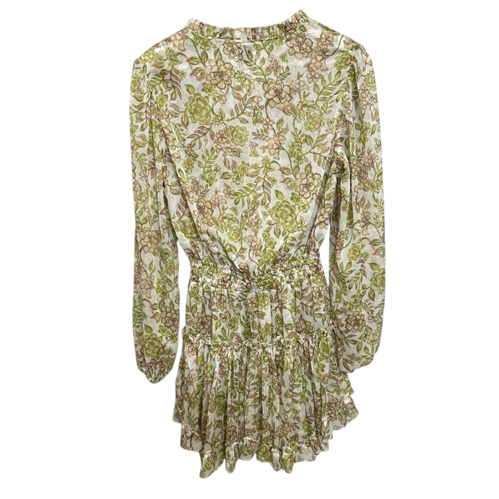 MISA Los Angeles Lorena Dress In Green Goddess XS