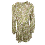 MISA Los Angeles Lorena Dress In Green Goddess XS