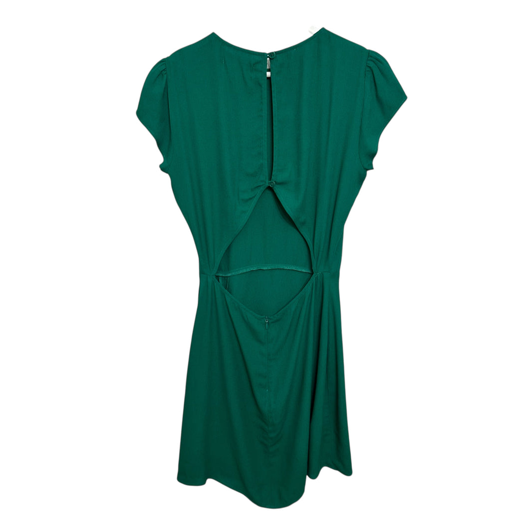 Reformation Lena Dress Green Open Back Size 4