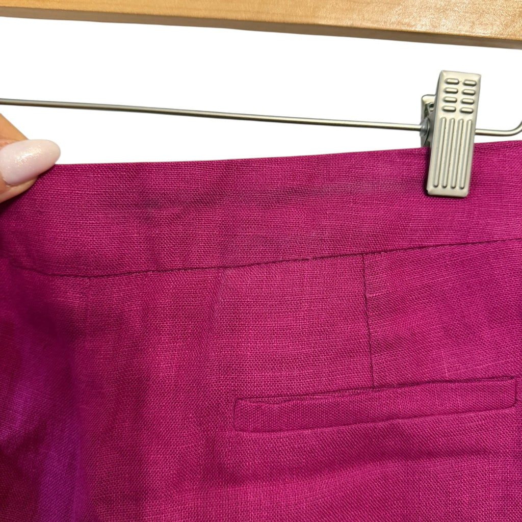 Sezane Martin Cropped Trousers Peony Size 2