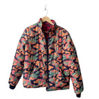 MOTHER Two Faced Puffer Jacket Reversible Camo Size S