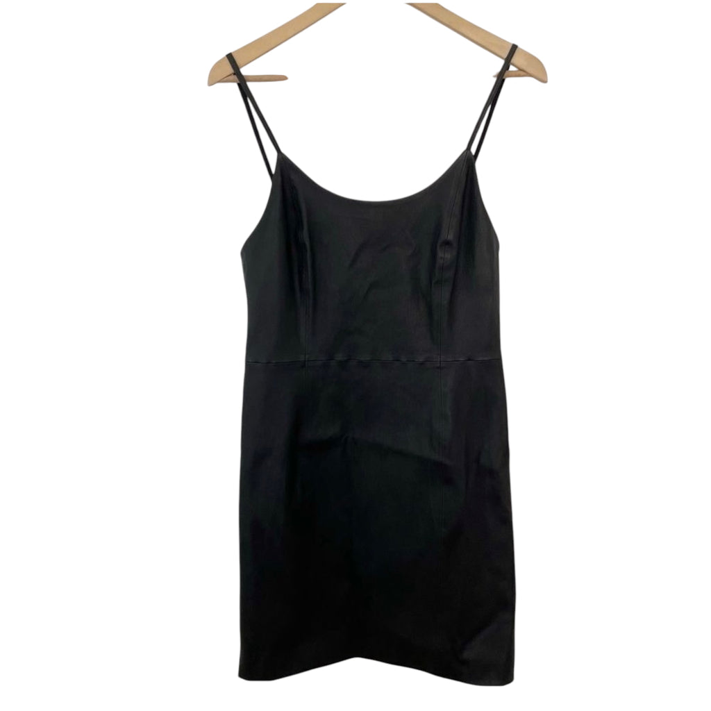 Alice + Olivia Nelle Fitted Leather Mini Dress Size 10