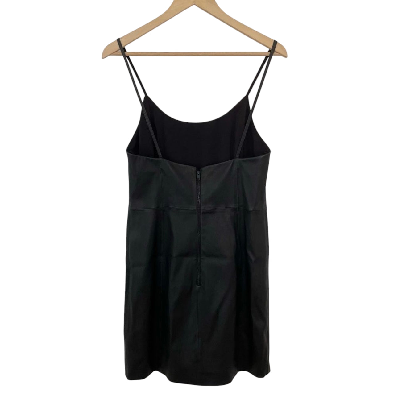 Alice + Olivia Nelle Fitted Leather Mini Dress Size 10