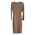 Acler Highfield Midi Dress Nougat Size 8