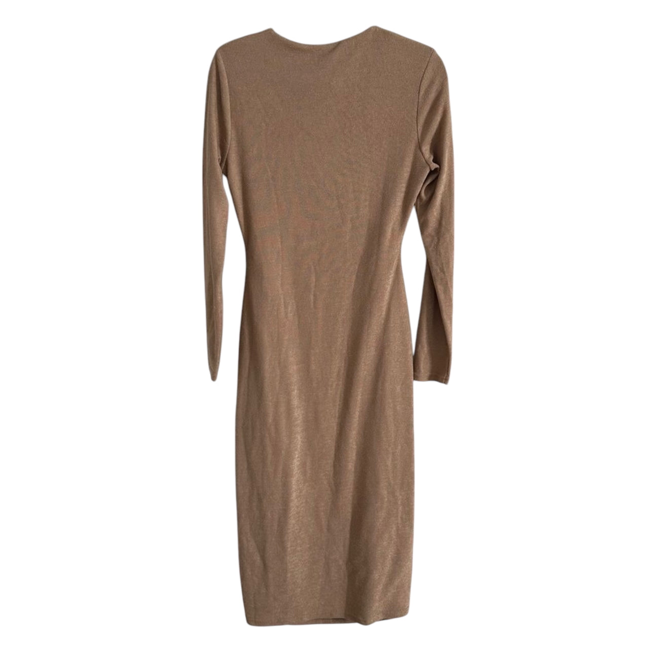 Acler Highfield Midi Dress Nougat Size 8