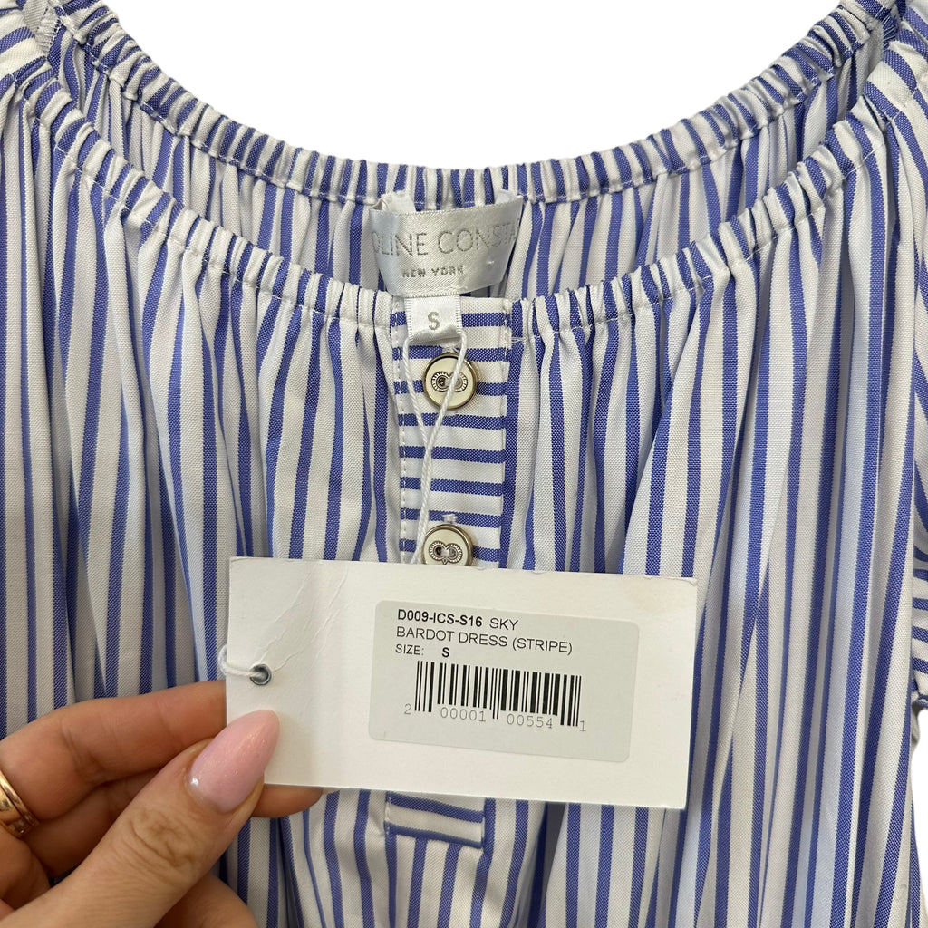 Caroline Constas Bardot Stripe Dress Size S