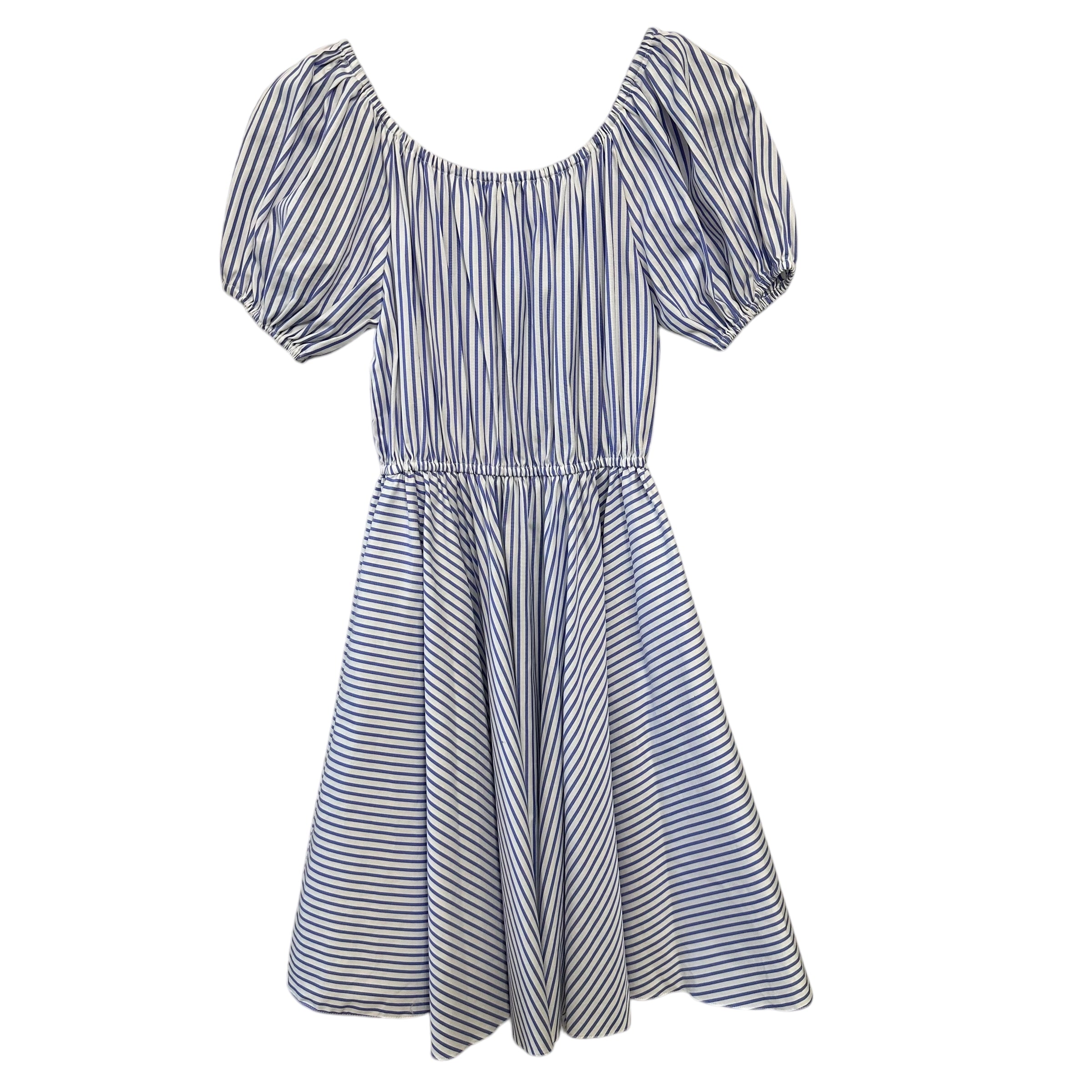 Caroline Constas Bardot Stripe Dress Size S