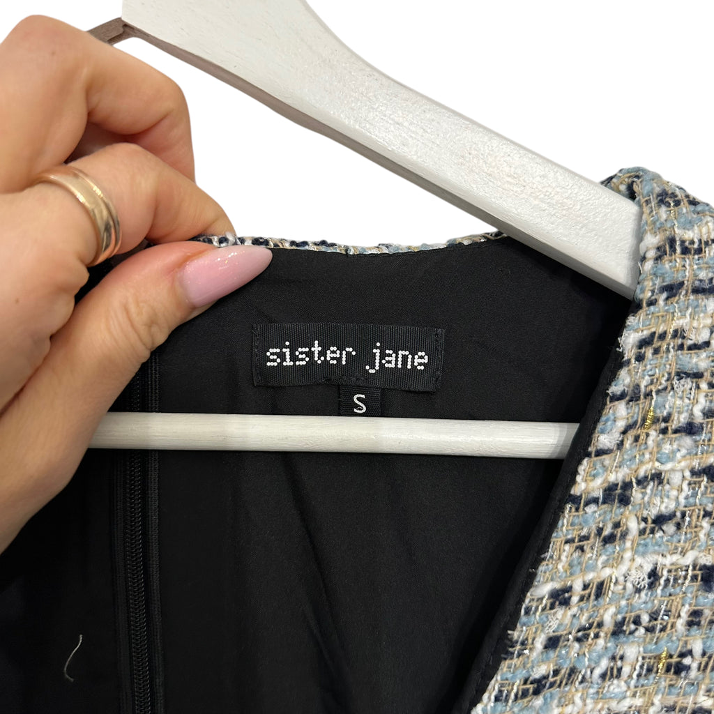 Sister Jane Waltz Tweed Confetti Dress Size S