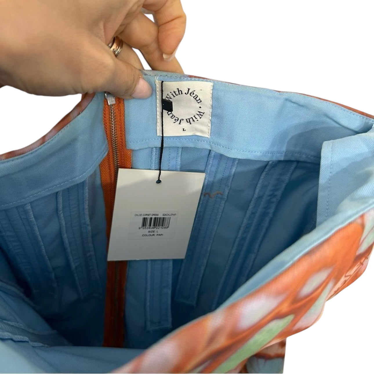 With Jean Chloe Corset Mini Dress Size L