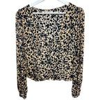 Reformation Nell Long Sleeve Top Size M