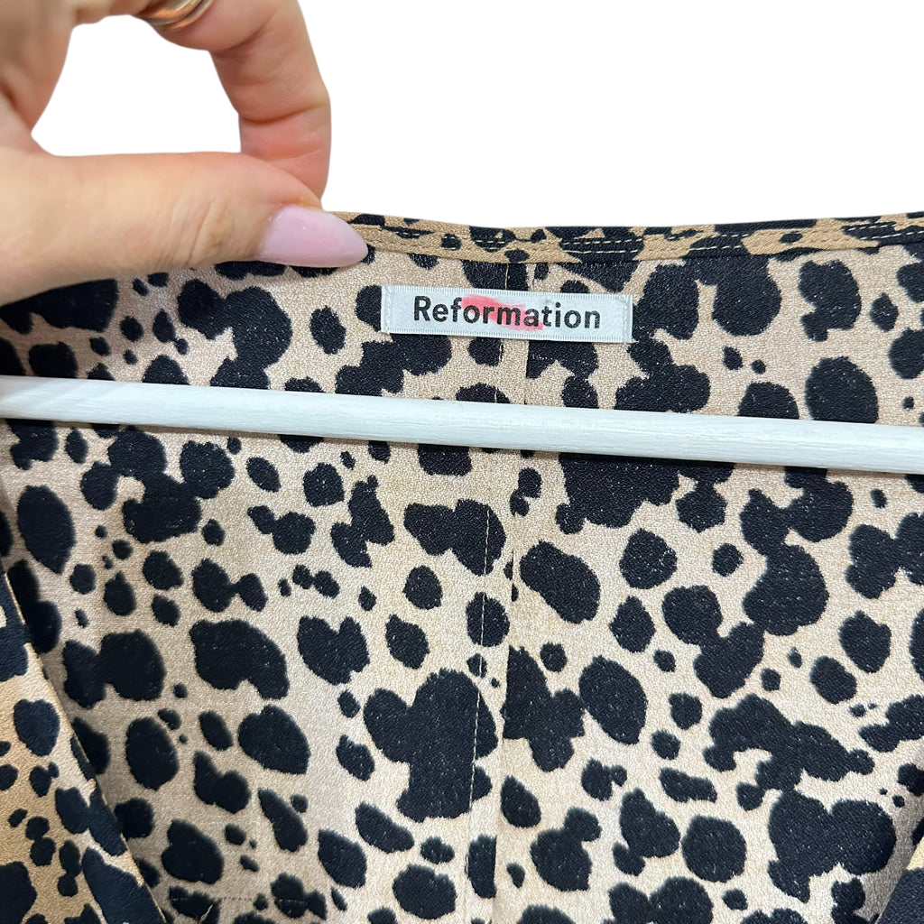 Reformation Nell Long Sleeve Top Size M