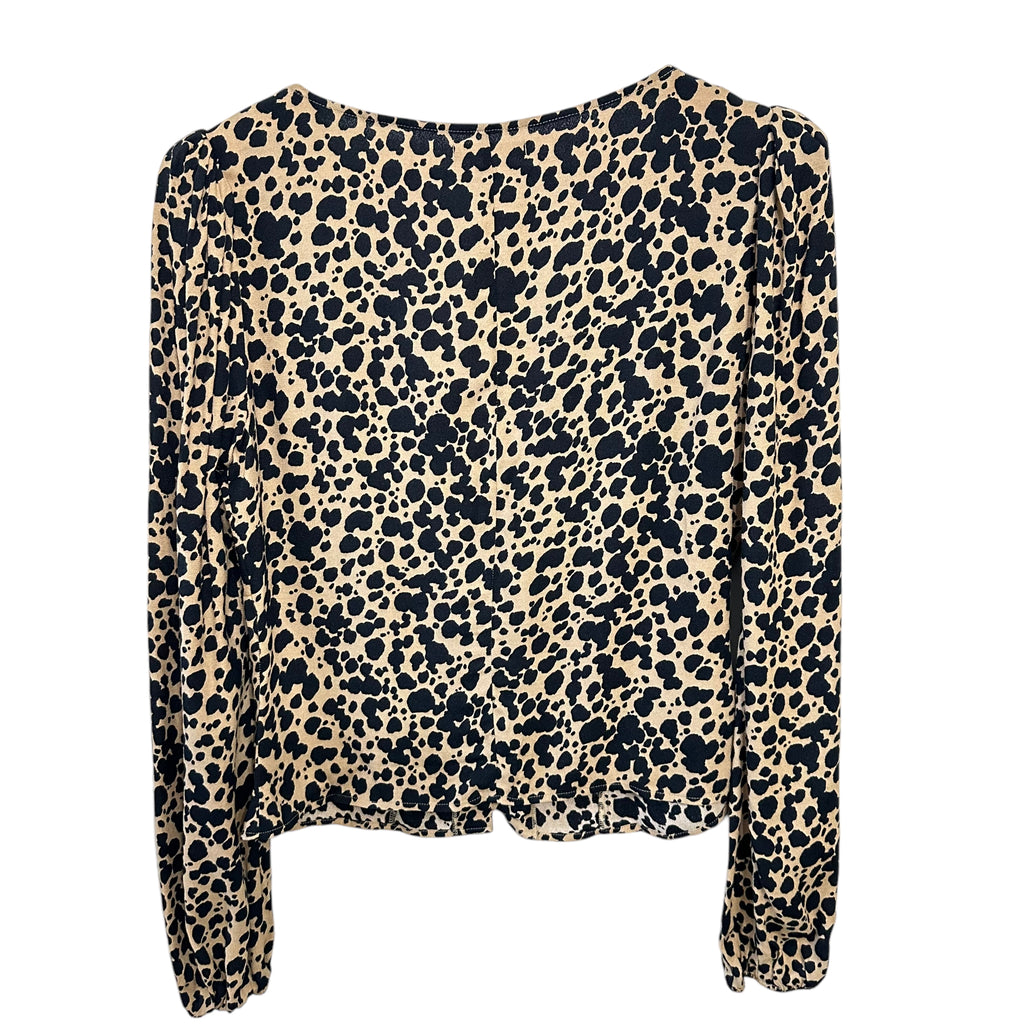 Reformation Nell Long Sleeve Top Size M