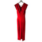 Solace London Ziva Red Crepe Gown Size 0