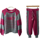 LoveShackFancy Fancy Sweater & Joggers Ellyn Size S