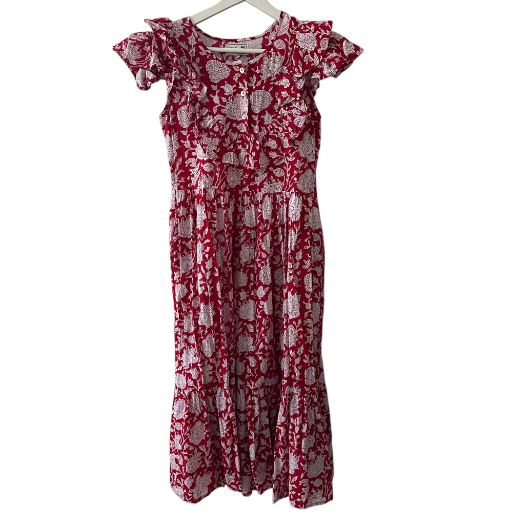 Mille Clementine Dress Red Zinna Size XXS