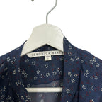 VERONICA BEARD Finley Silk Ruffle Tie Neck Blouse Size 2