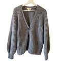 Sezane Basile Grey Cardigan Size M