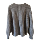 Sezane Basile Grey Cardigan Size M