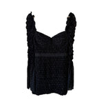 Self-Portrait Crystal-Embellished Stretch-Mesh Mini Dress Size 4