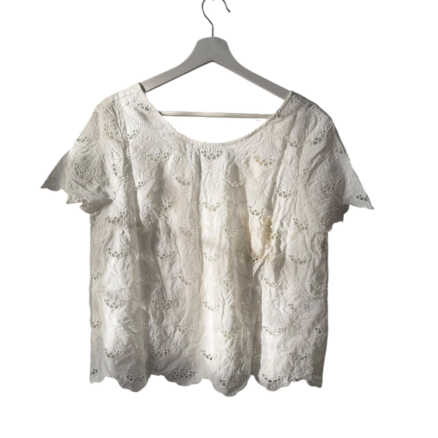 Sezane Lou Lace Top Size 8