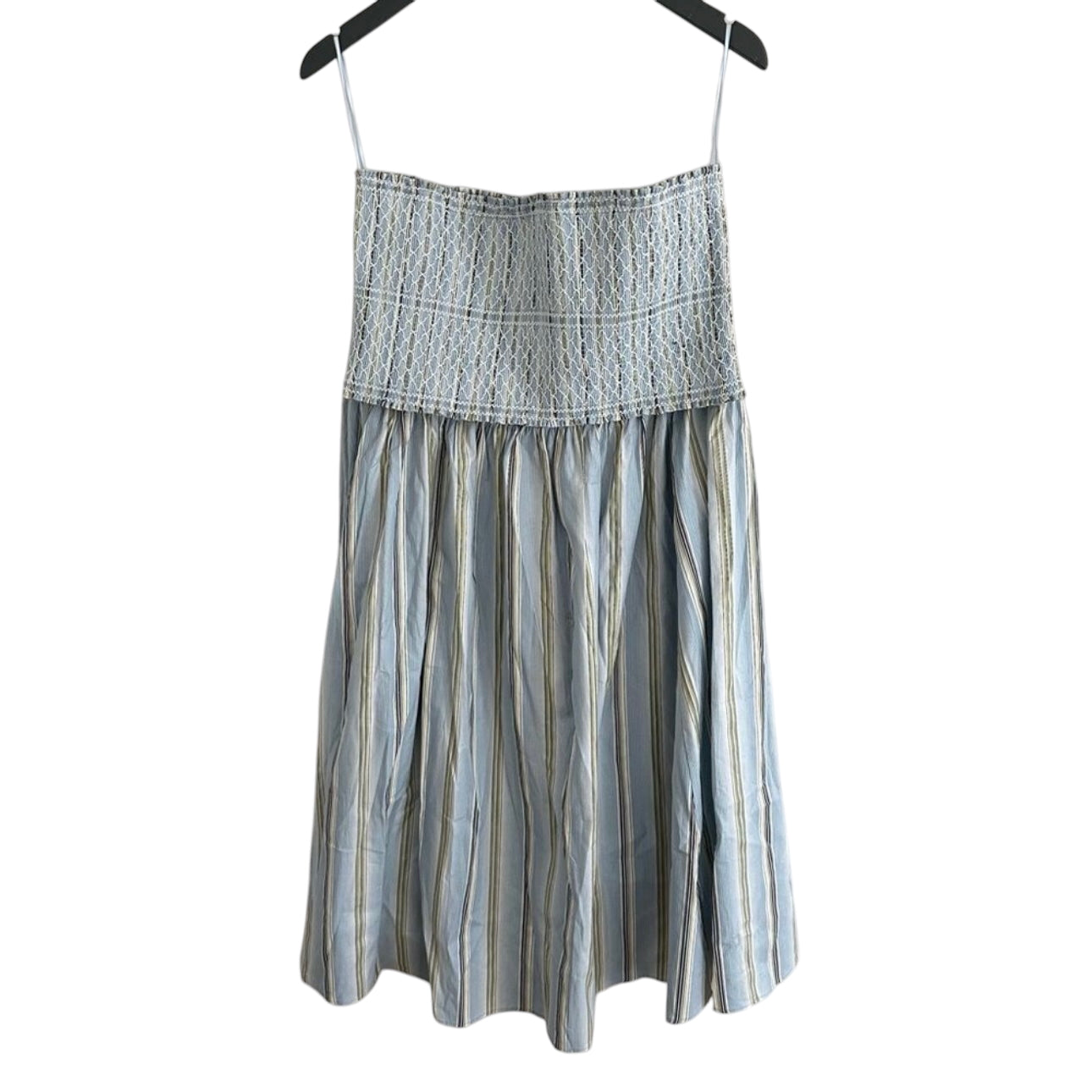 Reformation Haven Top & Skirt Set In Cabana Stripe Size XL