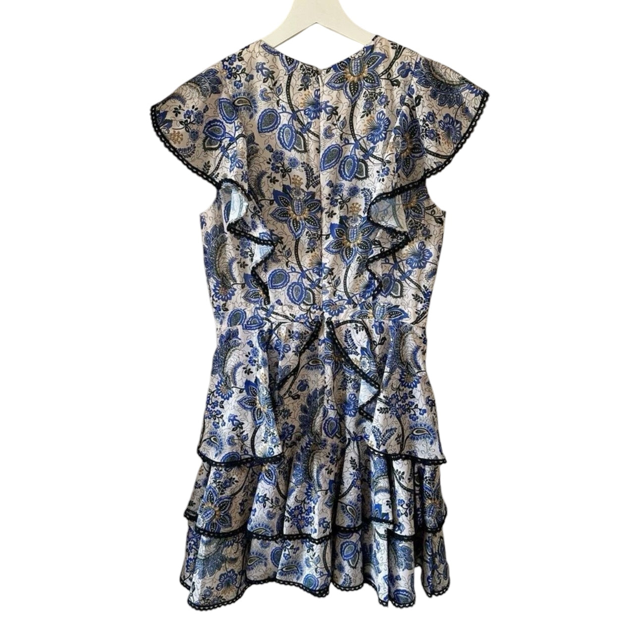 Amur Kaia Floral Ruffle Mini Dress Size XS