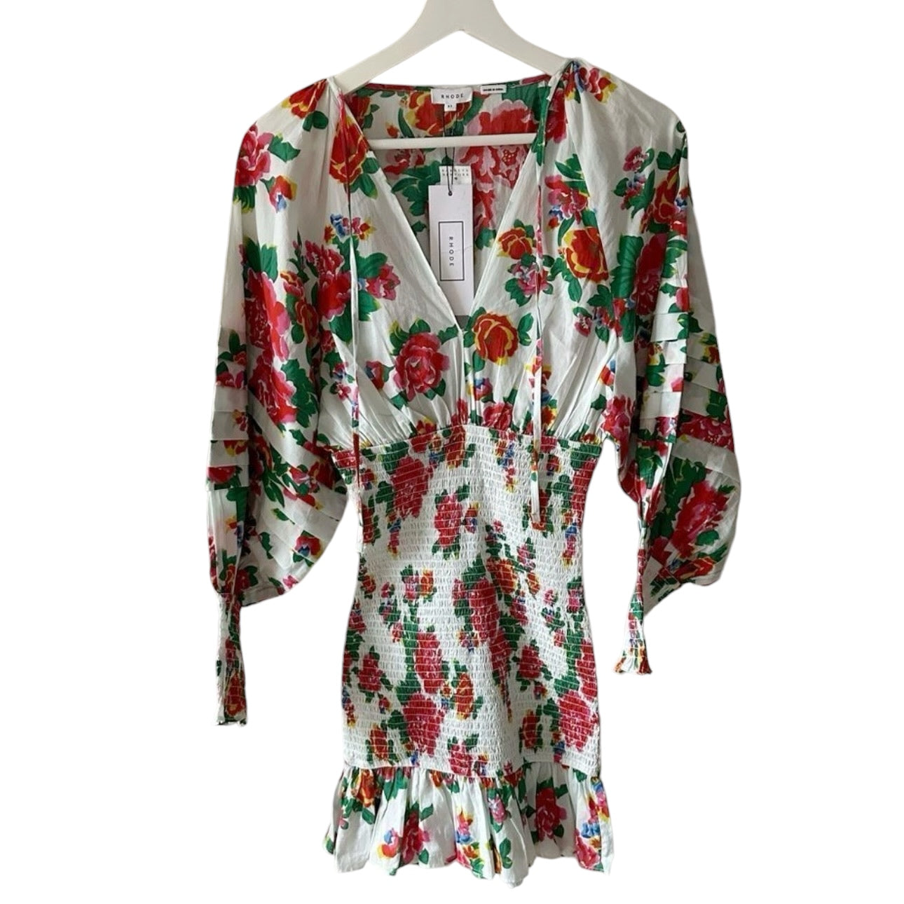 RHODE Anya Floral Print Dress Size XS